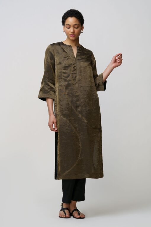 RainaKora tissue tunic beaded