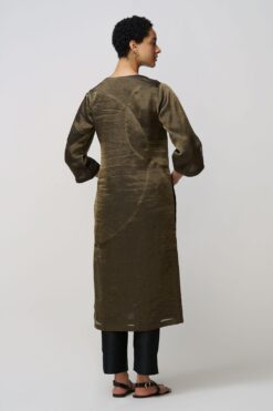 RainaKora tissue tunic beaded