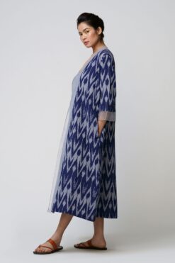 Akira' shrug ikat cotton