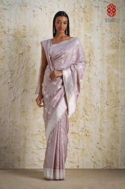 ‘Chunari buti’ Katan silk Banarasi sari