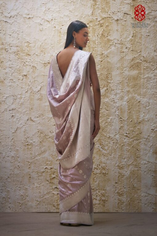 ‘Chunari buti’ Katan silk Banarasi sari