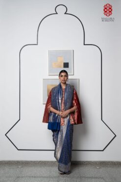 Cape velvet burnt peach chand buti