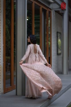 'Tulips bel turkish' Gharara set tissue