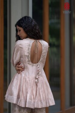 'Tulips bel turkish' Gharara set tissue