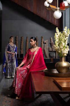 'Ameeran' Banarsi gharara embroidered set