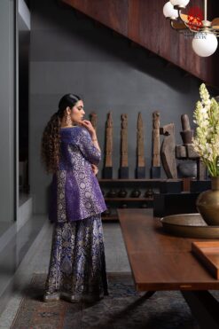 'Ameeran' Banarsi gharara embroidered set